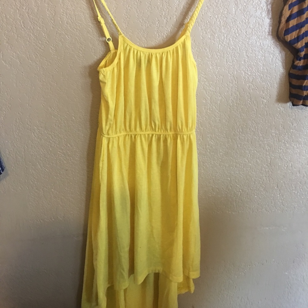 Yellow maxi dress